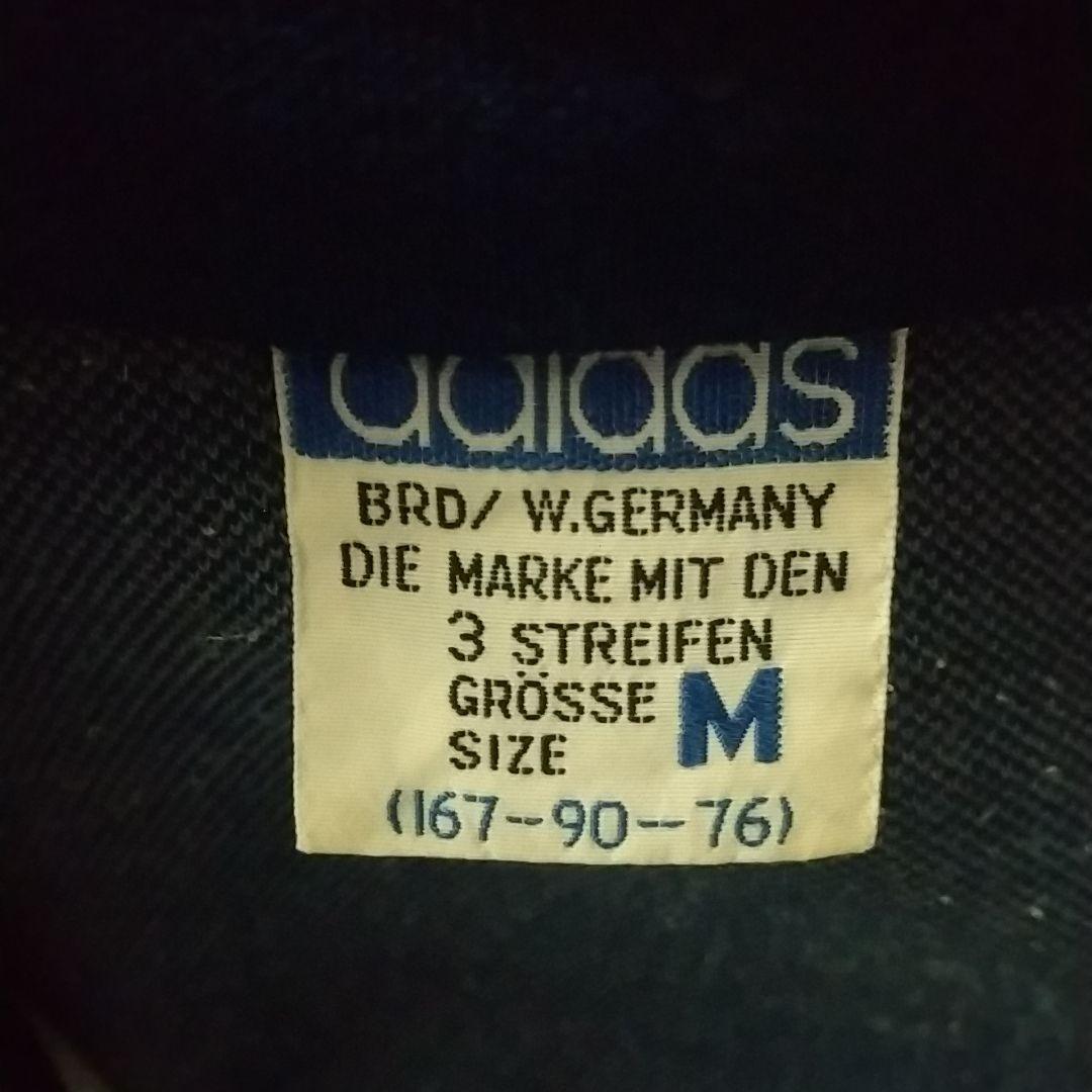 超希少☆西ドイツ アディダス 刺繍ロゴ トラックジャケット デサント M