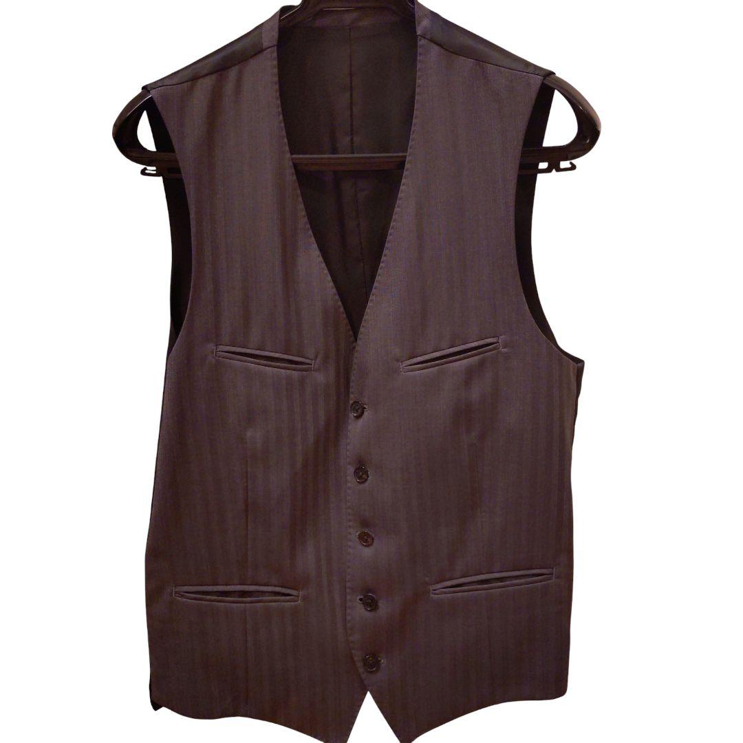 BURBERRY BLACK LABEL バーバリー ストライプスーツ グレー