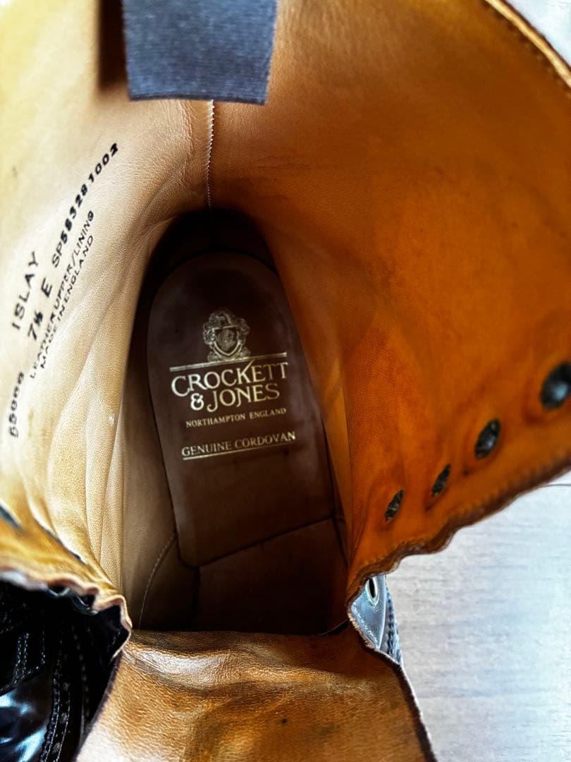 Crockett&Jones Islay ボーウィンコードバン UK7h