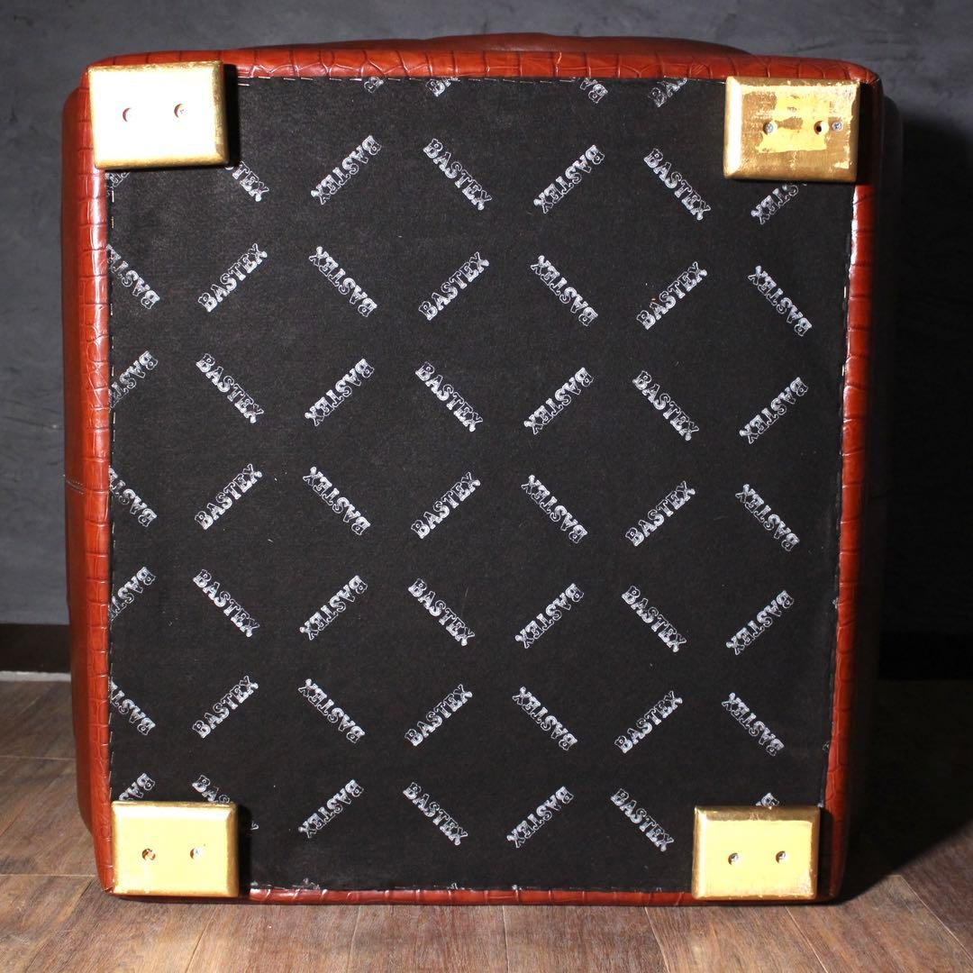 首都圏送無料〜　BASTEXイタリア超一流ソファ 総本革＋ワニ革　アンティーク