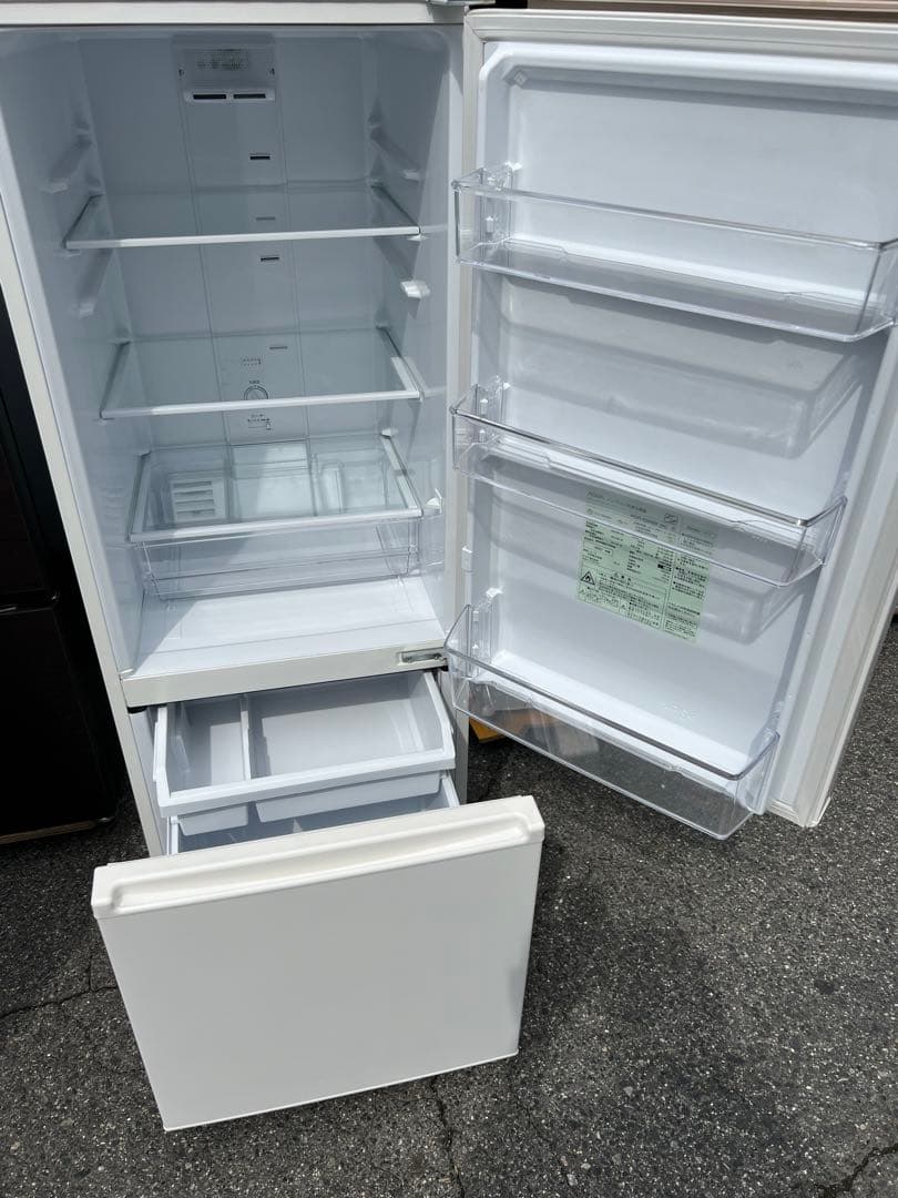 【高年式】 2021年式 201L AQUA 冷蔵庫 AQR-20MBK