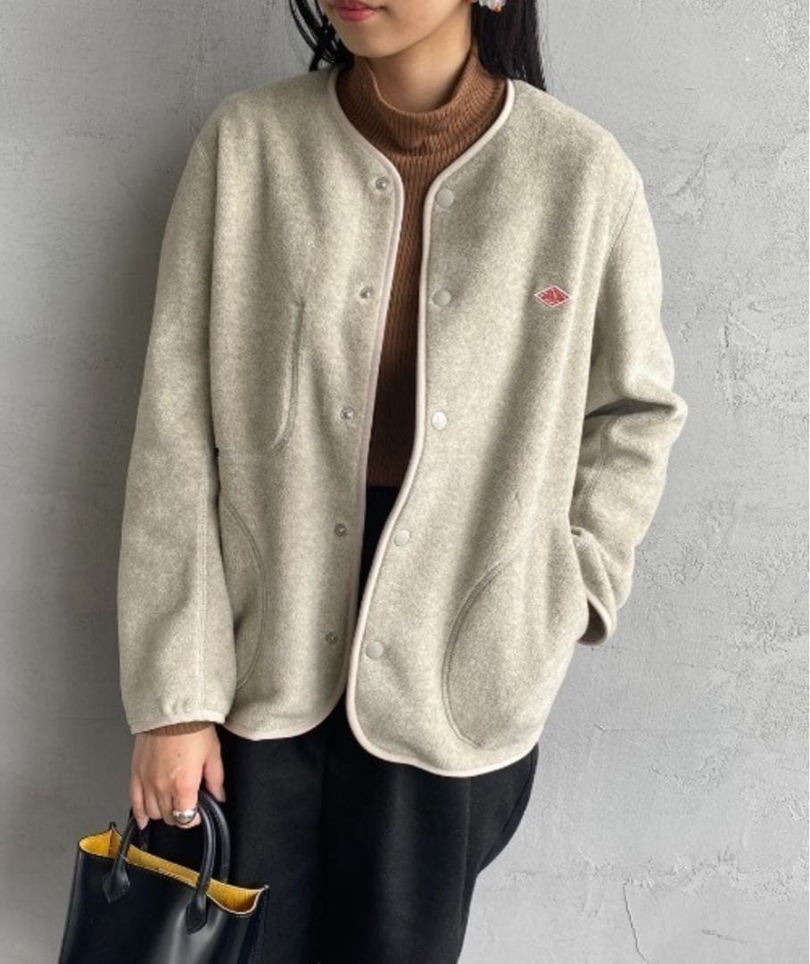 [DANTON/ダントン] フリースノーカラージャケット　34