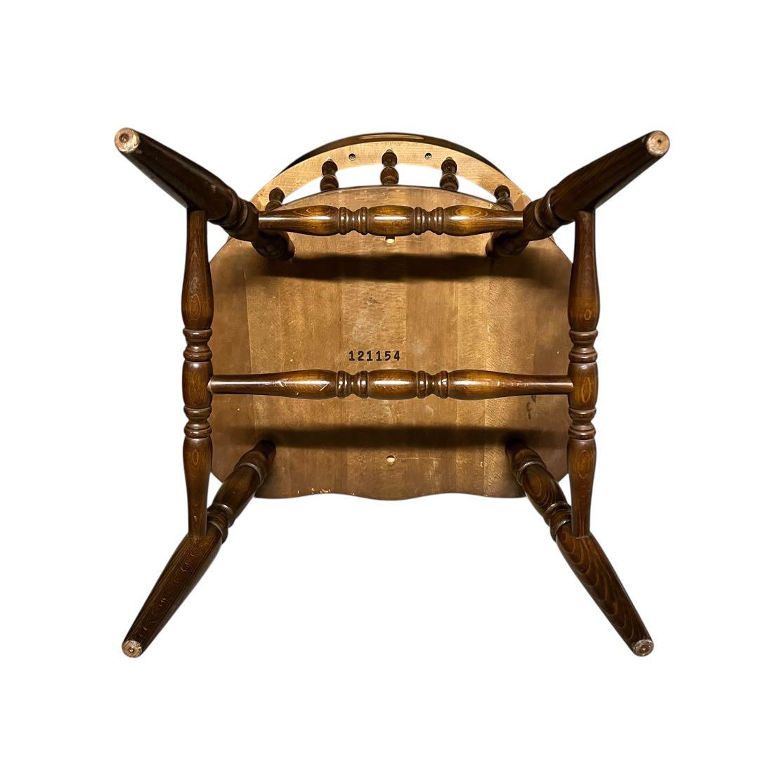 【送料無料】飛騨産業 キツツキ ウィンザーチェア アームチェア アンティーク ③