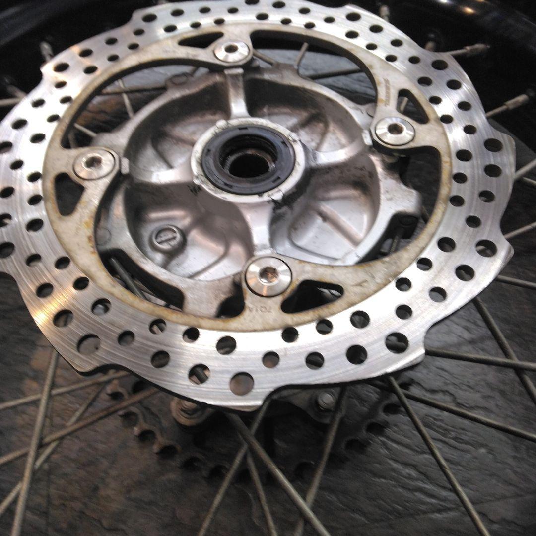 ホンダCRM250ARモタードホイールSET　中古品