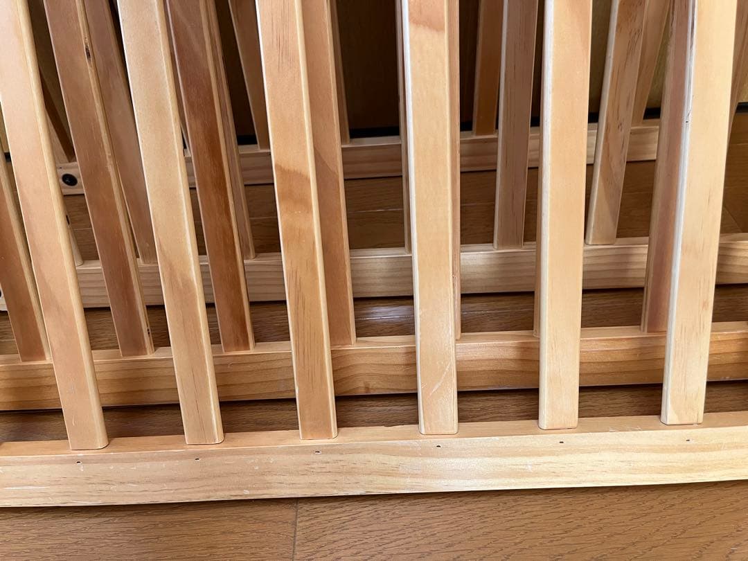 日本育児 木製パーテーション FLEX400-W (不足パーツあり)