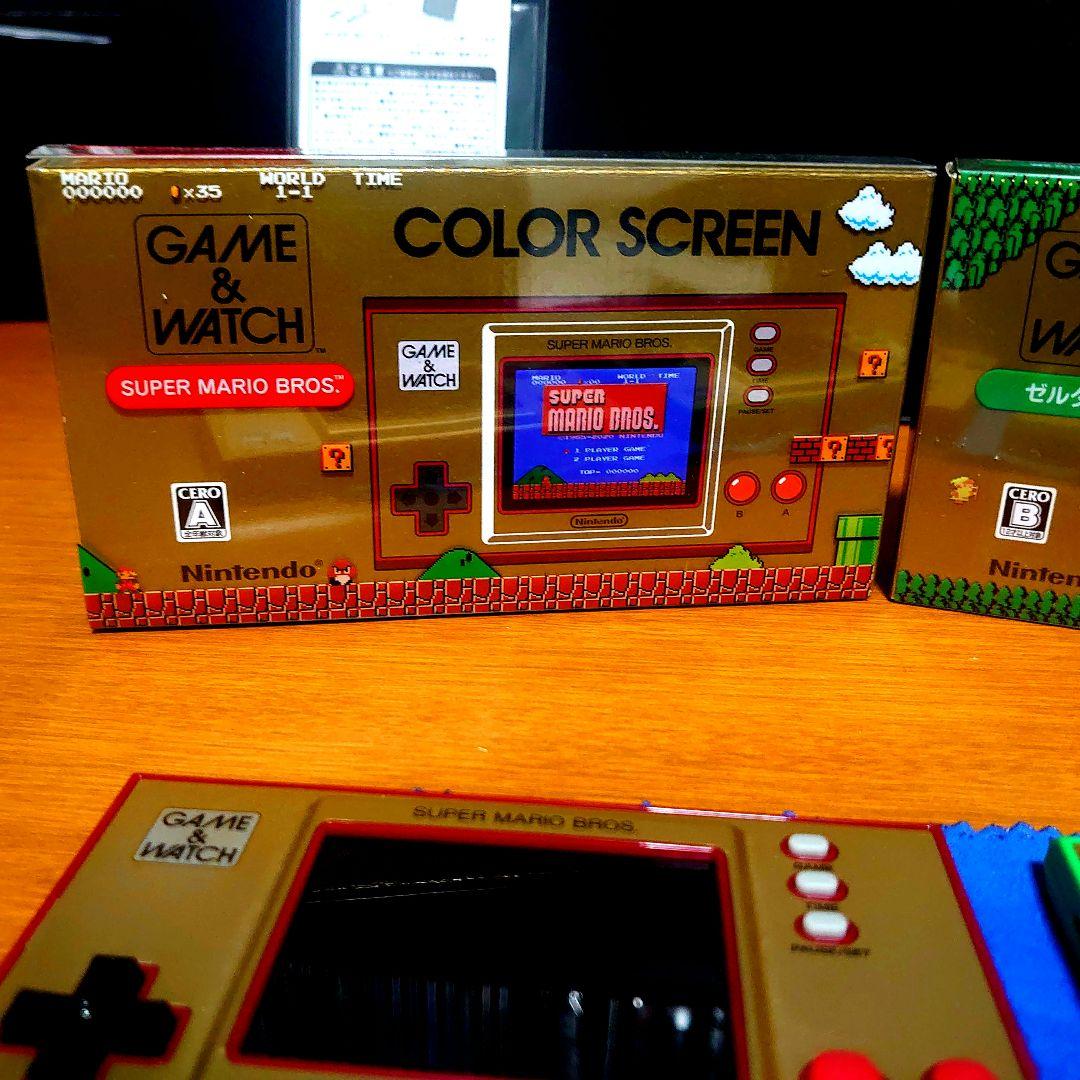 【限定スタンド付き】ゲーム&ウォッチ スーパーマリオブラザーズ ＆ ゼルダの伝説