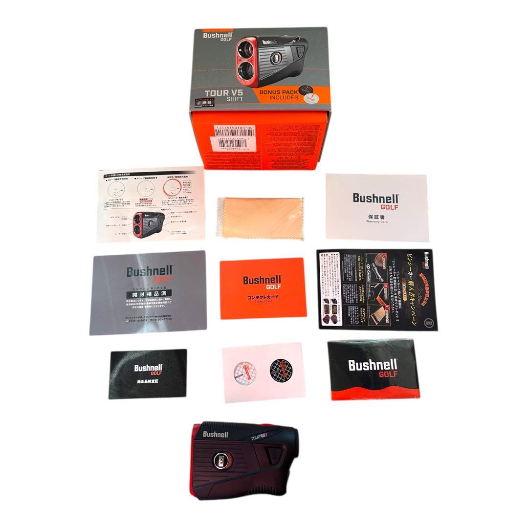 ジャンク Bushnell Tour V5 Shift レーザー距離計 箱付