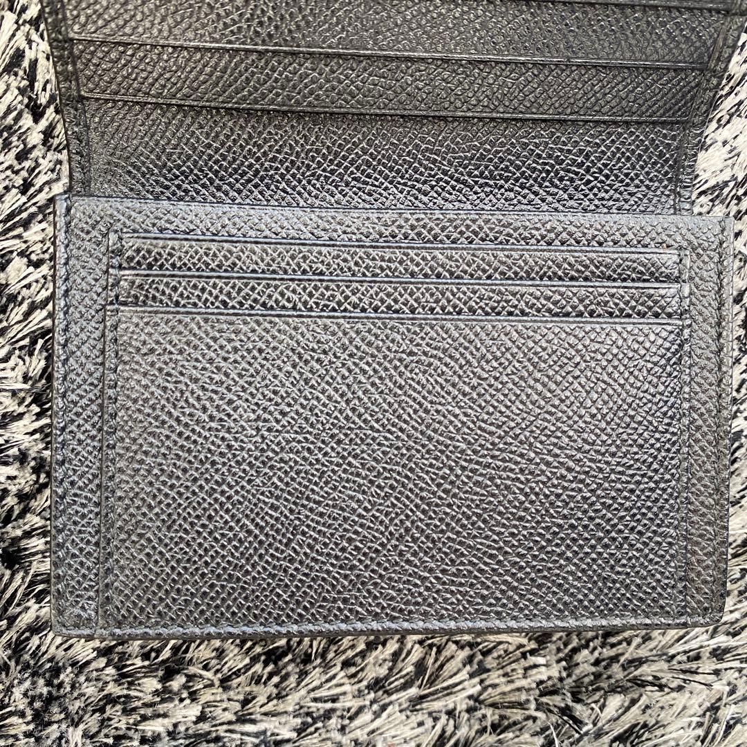 【美品】ブルガリ 名刺入れ メンズ BVLGARI カードケース 黒 ブラック