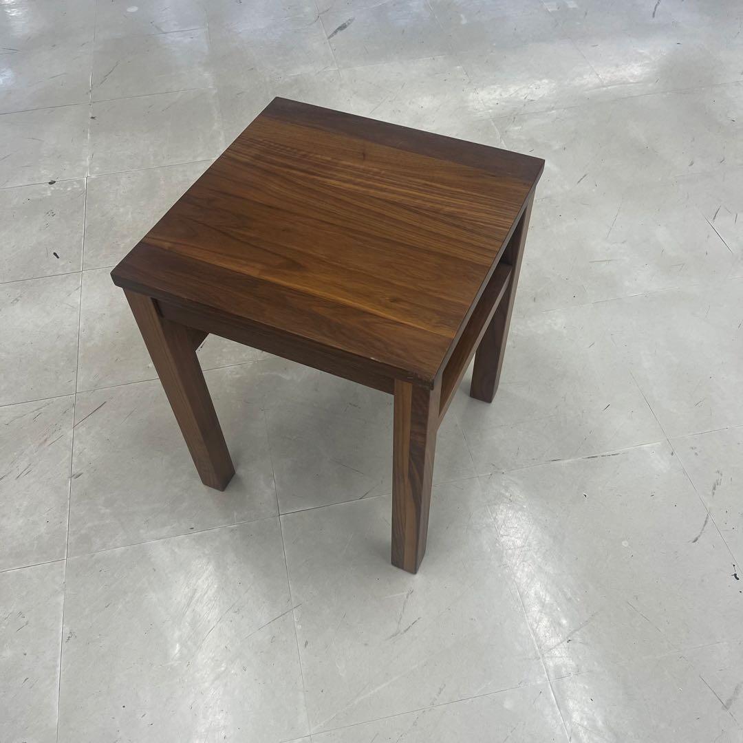 無印良品　MUJI ウォルナット　サイドテーブル　ベンチ