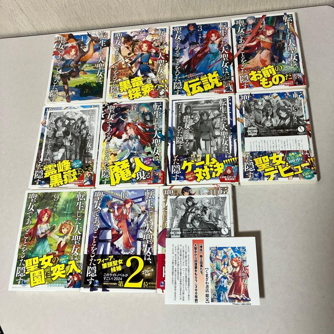 転生した大聖女は、聖女であることをひた隠す 1〜11 ZERO 1〜4