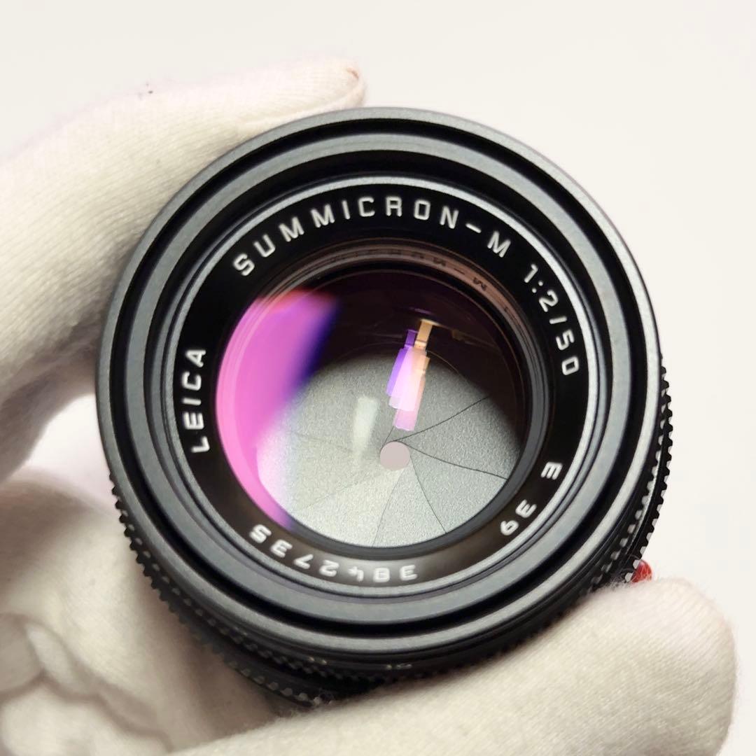 【美品】ライカ｜ズミクロン50mm F2（4th）フード組込《ブラッククローム》