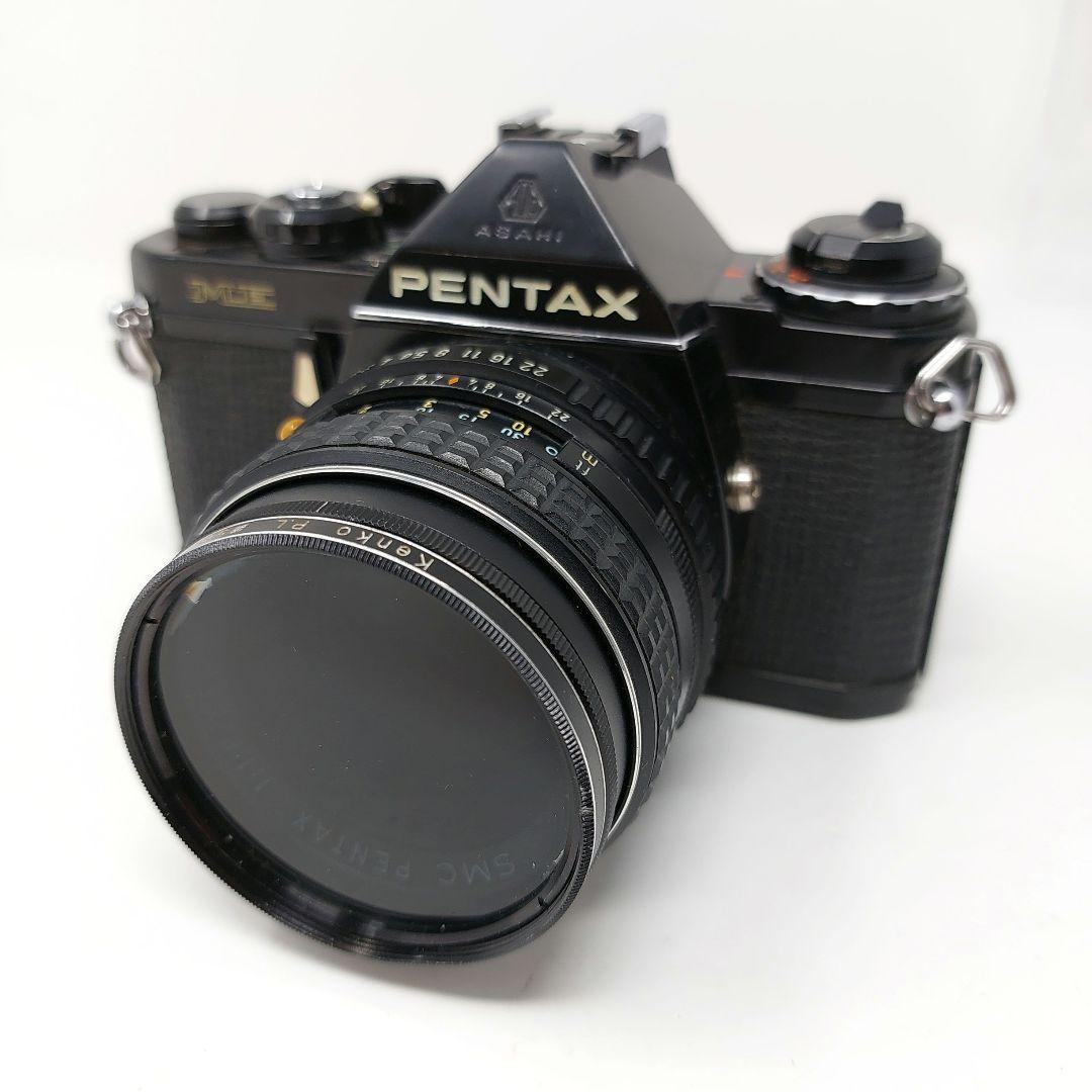 【完動品】美品 PENTAX ME ブラックボディ レンズ PLフィルター付