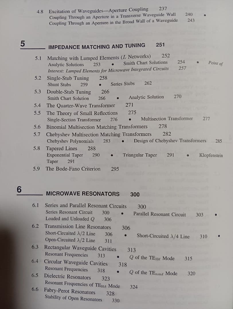 Microwave Engineering 第二版