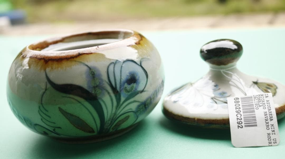 トナラ焼き　メキシコ　陶器　シュガーボット　値下げ