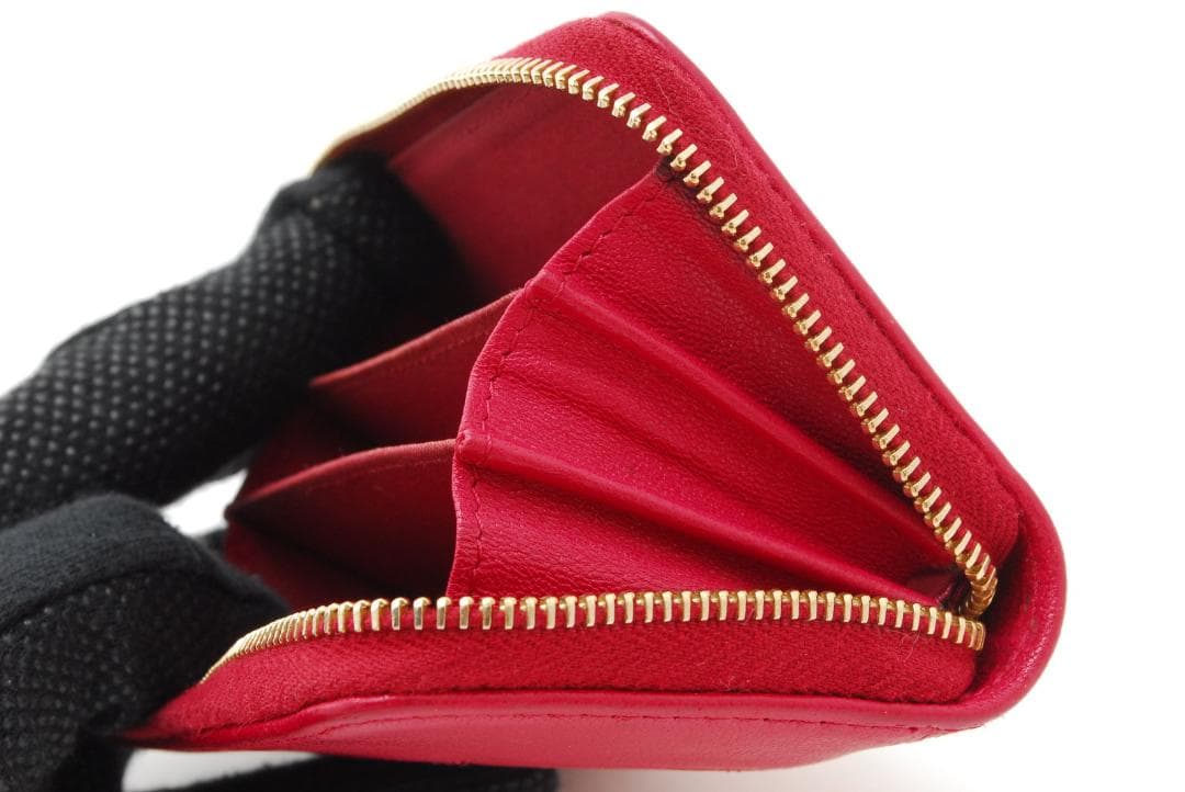 CHANEL パース　マドモアゼル　Vステッチ　ピンク