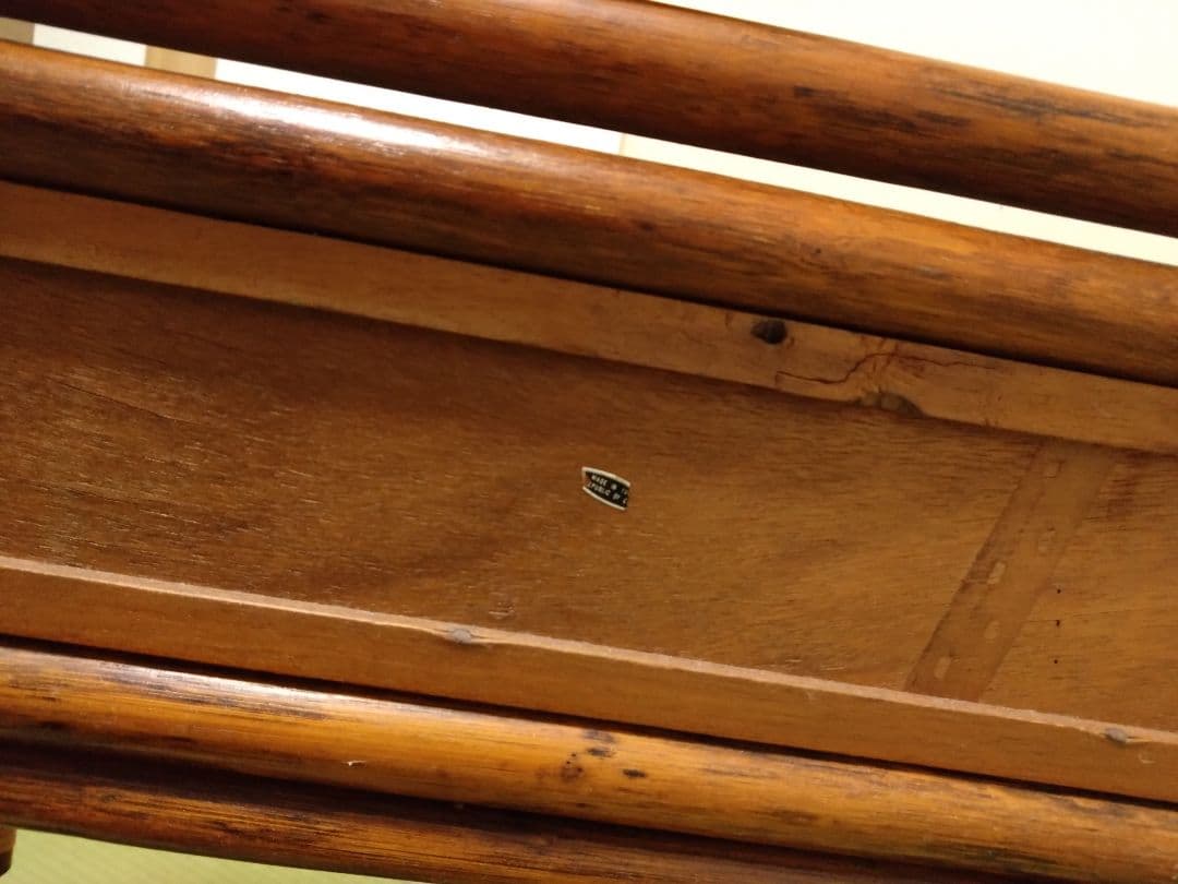 籐　鏡台　アンティーク　ビンテージ