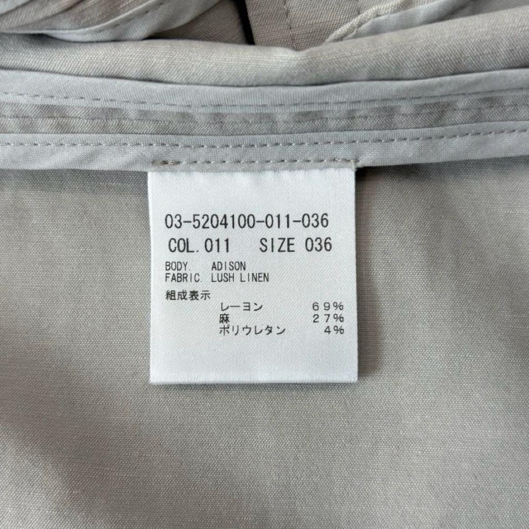 【新品】セオリーリュクス 25SS LUSH LINEN ADISON 36