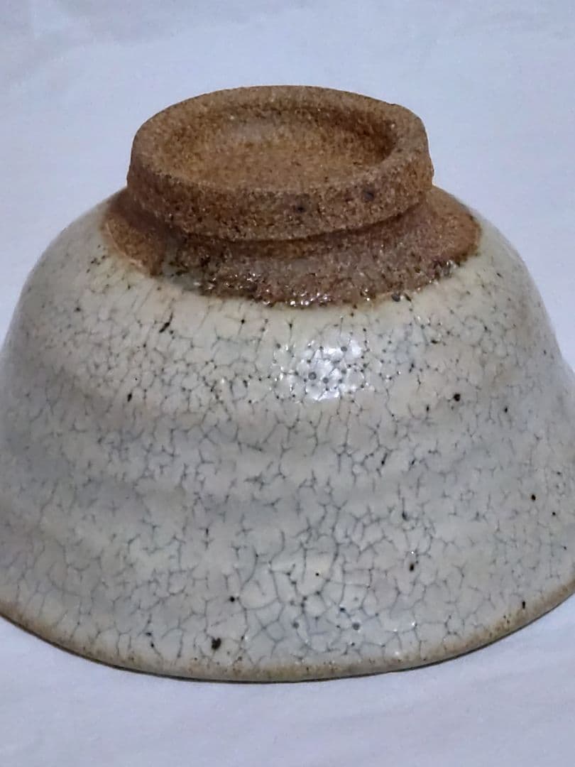 茶道具　古物　粉引唐津　抹茶碗