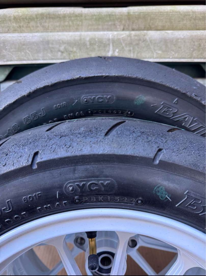 NSR50新品モダンワークス22年製ハイグリップタイヤ12インチ