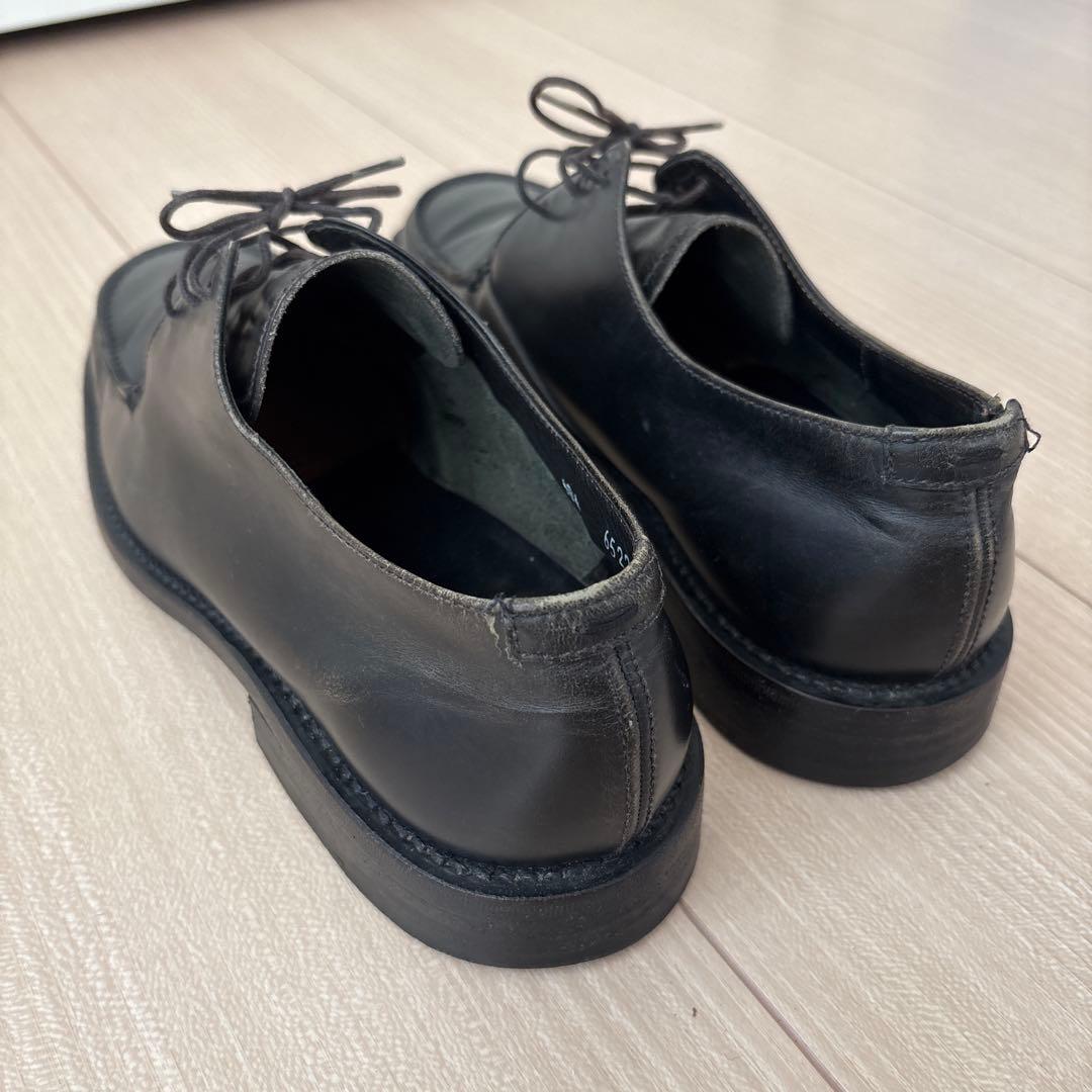 靴 prada archive square toe leather shoes