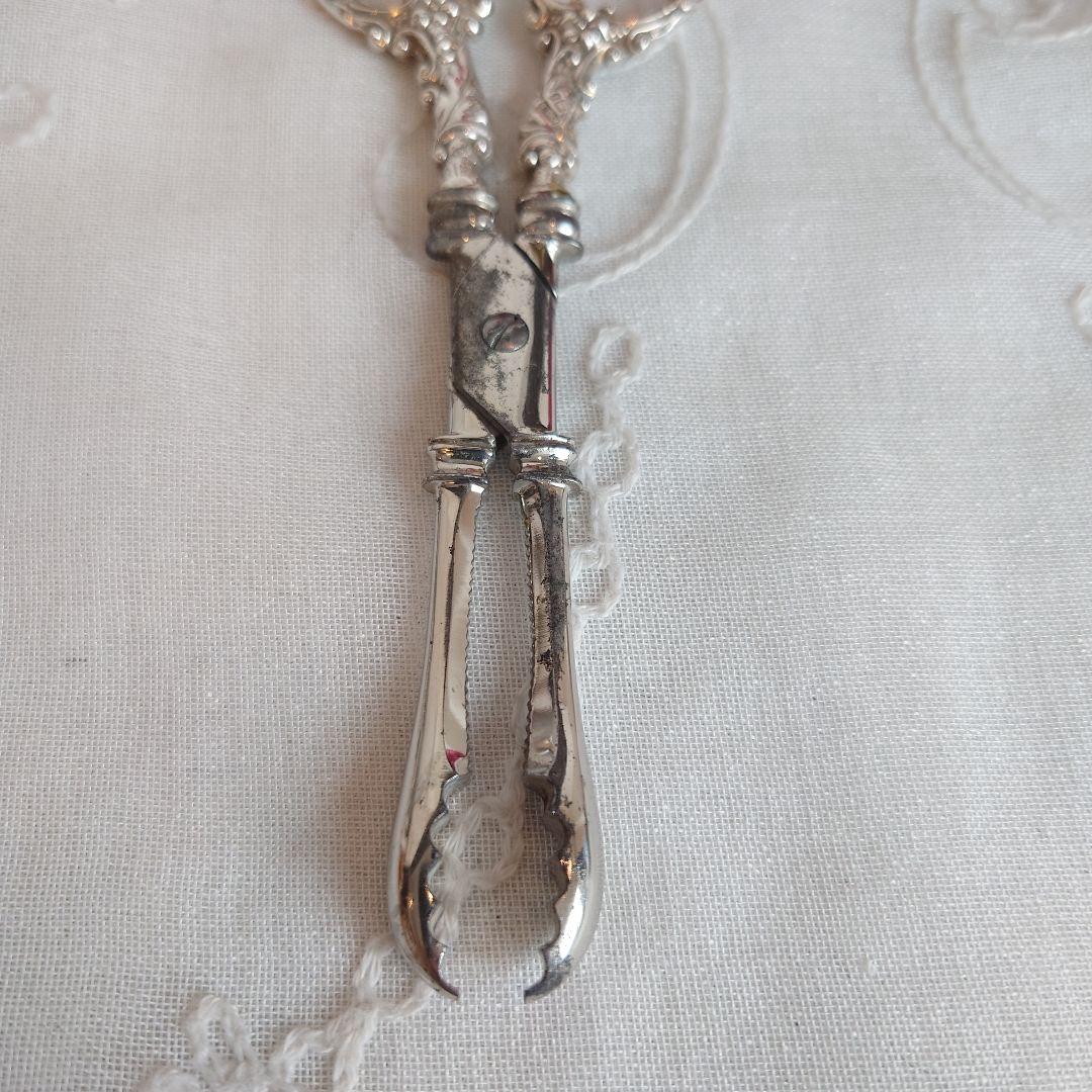 イギリス　アンティーク　シュガートング　アイストング　シュガーニップス