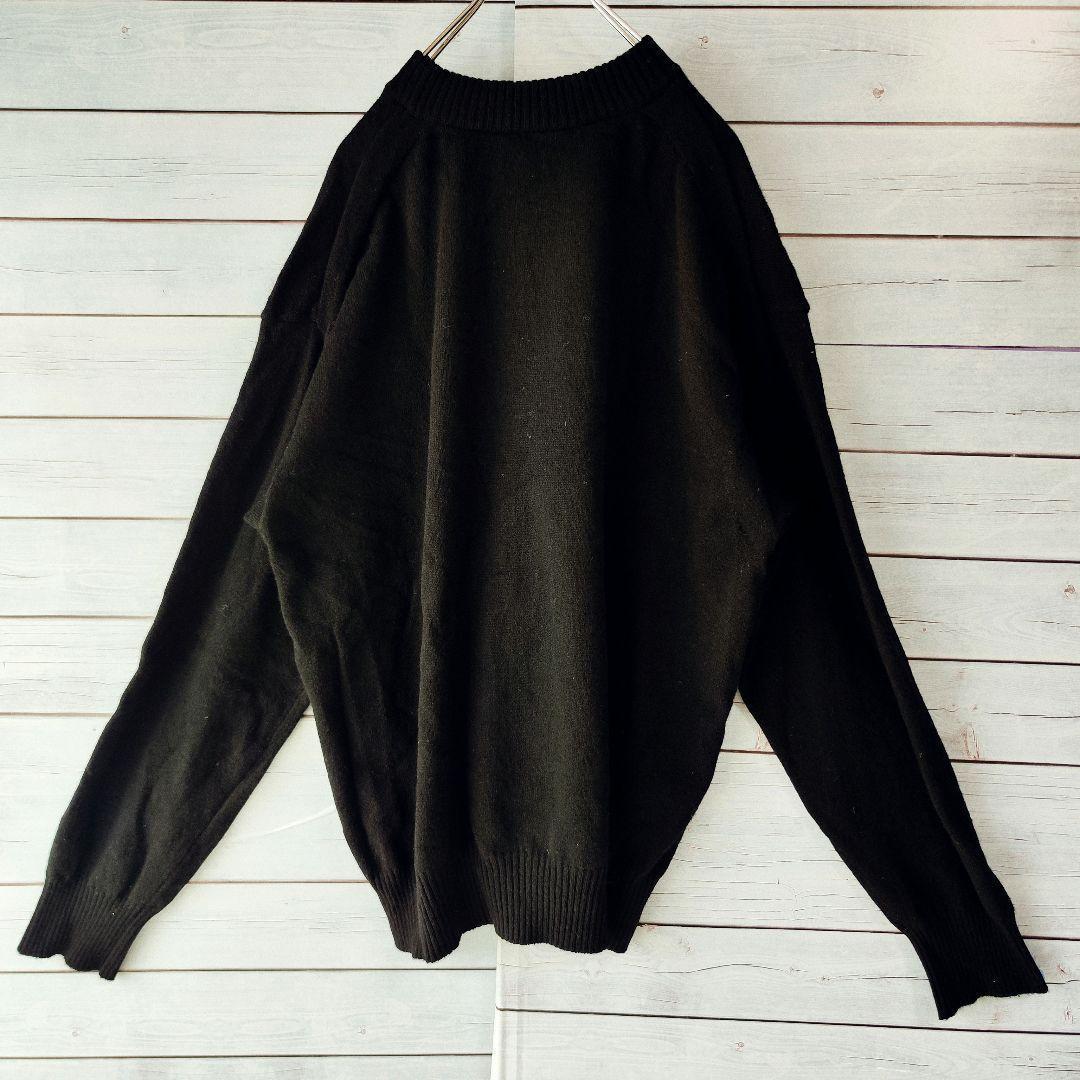 【希少】sacai × MADSAKI★センター刺繍ロゴニット コラボ サイズ3