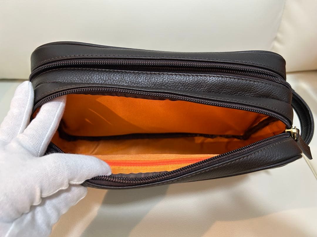 カステルバジャック セカンドバッグ（ブラウン）