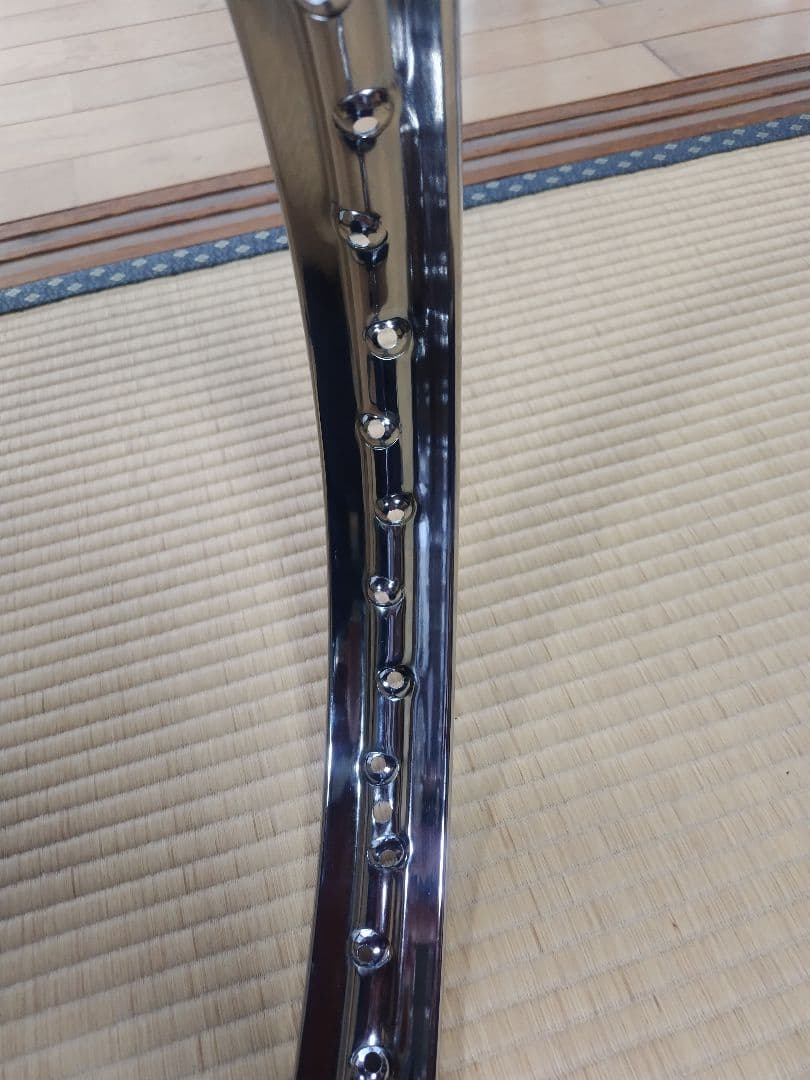 HONDA　CB400F D.I.D製メッキリム前後セット(1.6＋1.85)