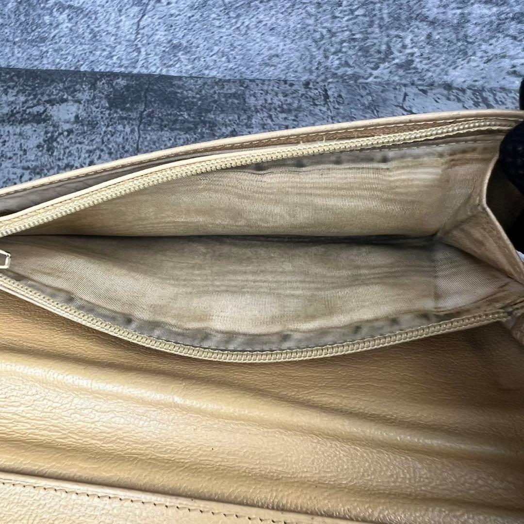 CHANEL ココマーク レザー 長財布 ベージュ ギャランティカード付き