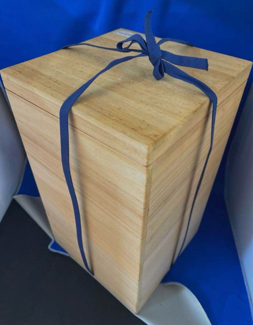 中国古美術•明時代五彩鳳凰花卉文蒜頭瓶•麒麟図•大明嘉靖年製在銘/共箱/陶器花瓶