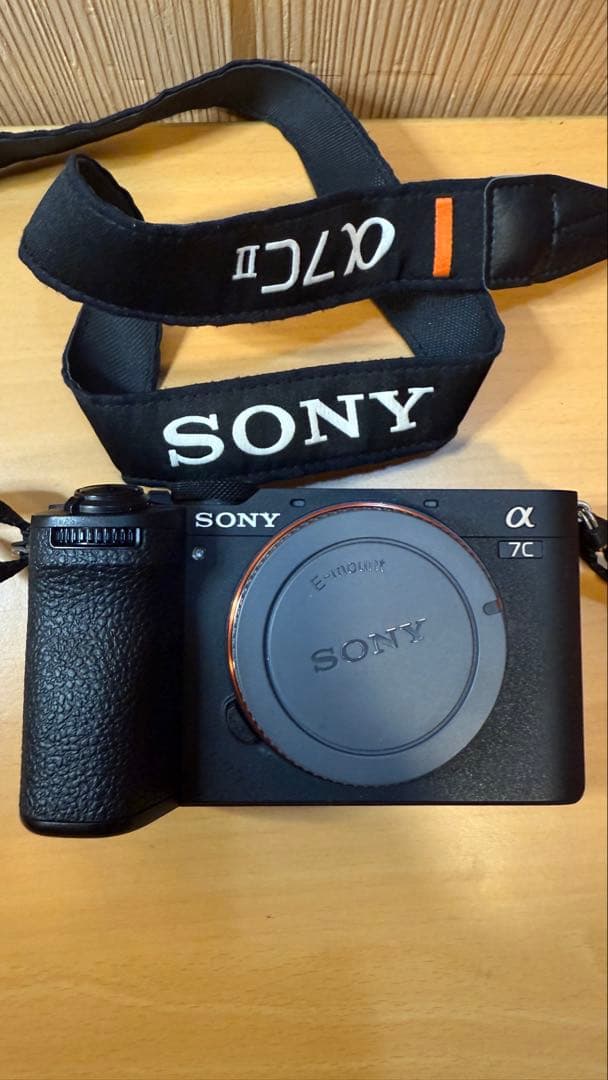 sony a7cII 本体と予備バッテリー