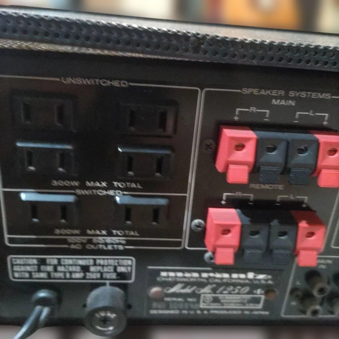 マランツ Marantz Model 1250 プリメインアンプ/通電音出し確認