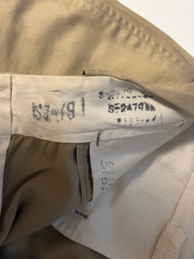 〜60s ミリタリーチノパン w32 l31 50s