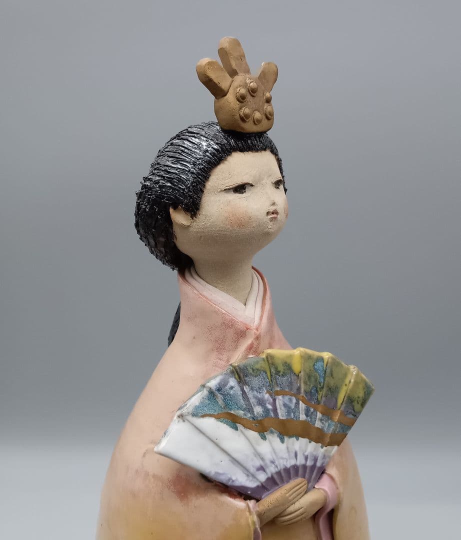 雛人形 ひなまつり お雛様 ポタリーメルヘン 大きめ 作家もの