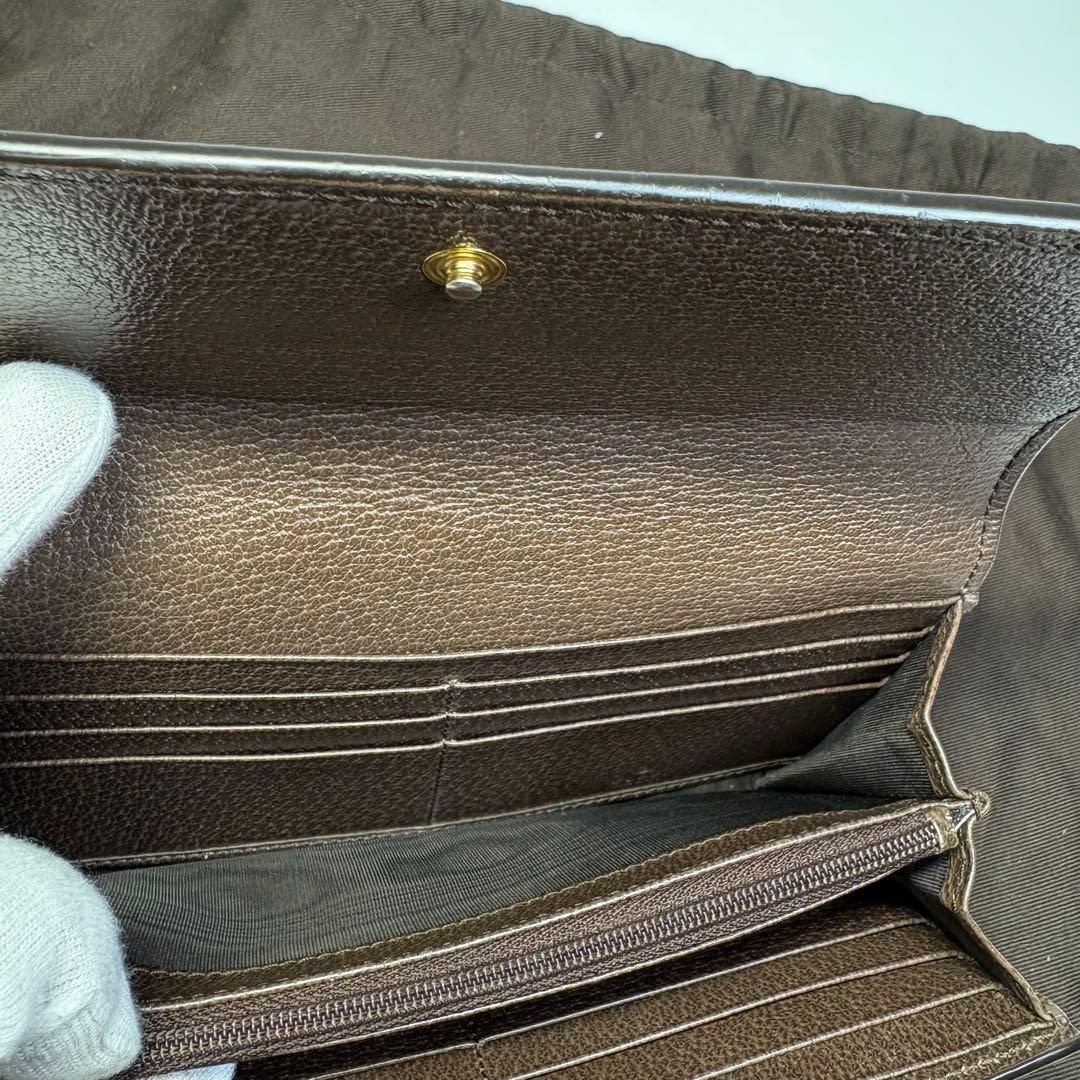 グッチ GUCCI GG 長財布 オフィデア　コンチネンタルウォレット