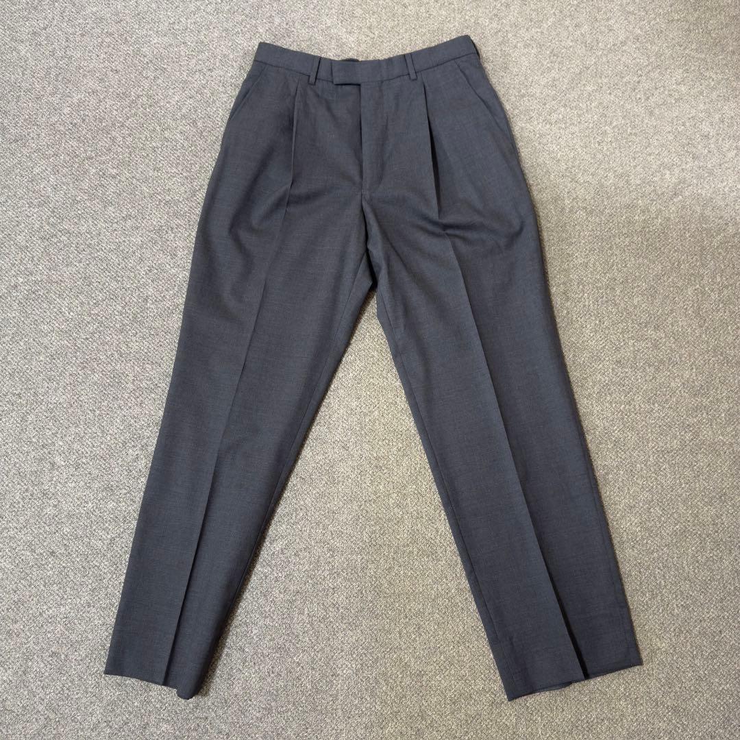 【美品】GUCCI グッチ グレースーツ ジャケット＆パンツ 28E7FL