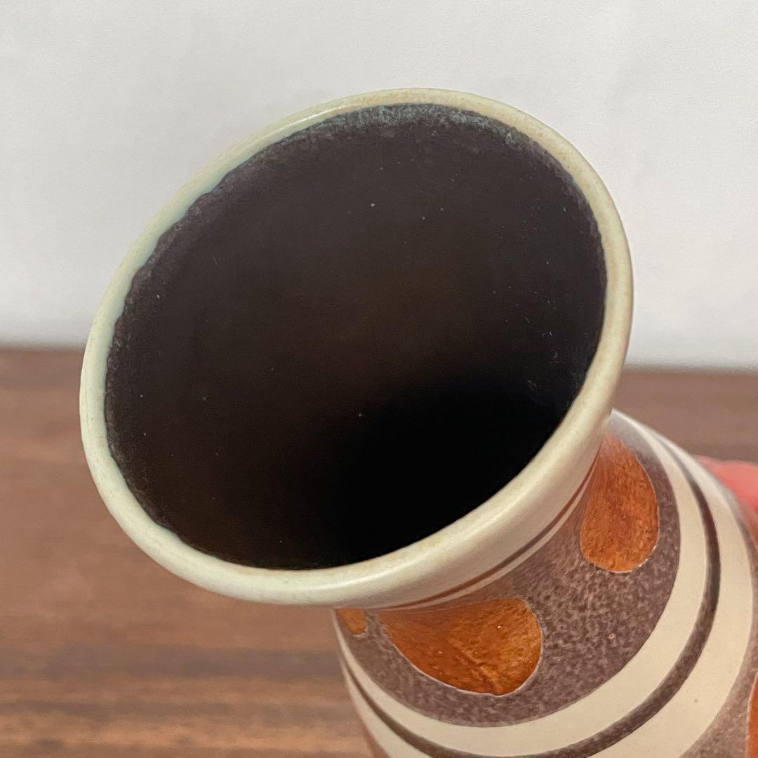 【東ドイツ Haldenslebenの花瓶】ミッドセンチュリー 293