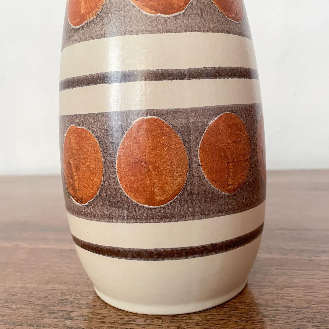 【東ドイツ Haldenslebenの花瓶】ミッドセンチュリー 293