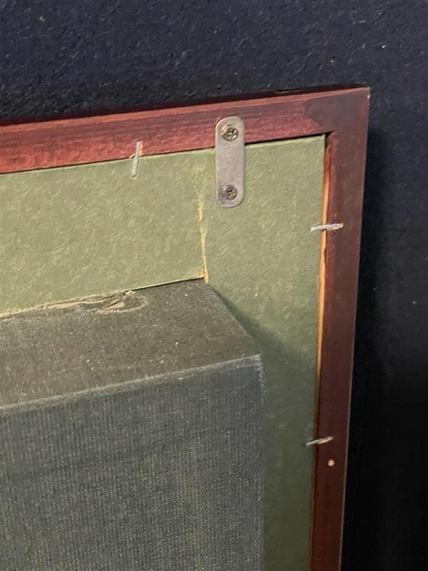 九谷焼　谷敷正人作　陶額雪月花『雪』飾絵皿　飾皿　陶板画　額装