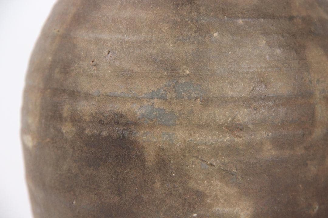 古陶壺　高麗時代　花瓶　花入り時代物　　大徳利　箱付　茶道具　ES1-21