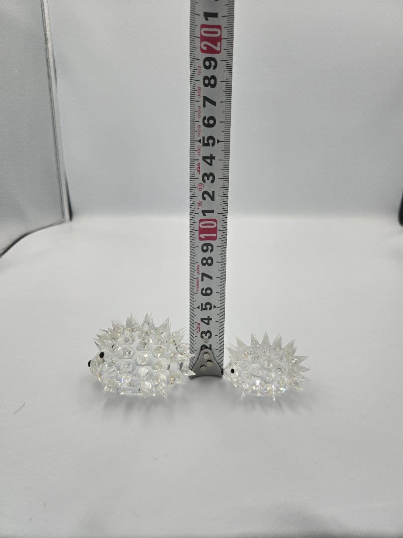 スワロフスキー ハリネズミ 置物 2個セット