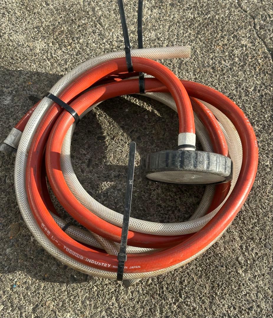 H7. ガソリンエンジン式高圧洗浄機SEC-1310-2N-TA本体&給水ホース