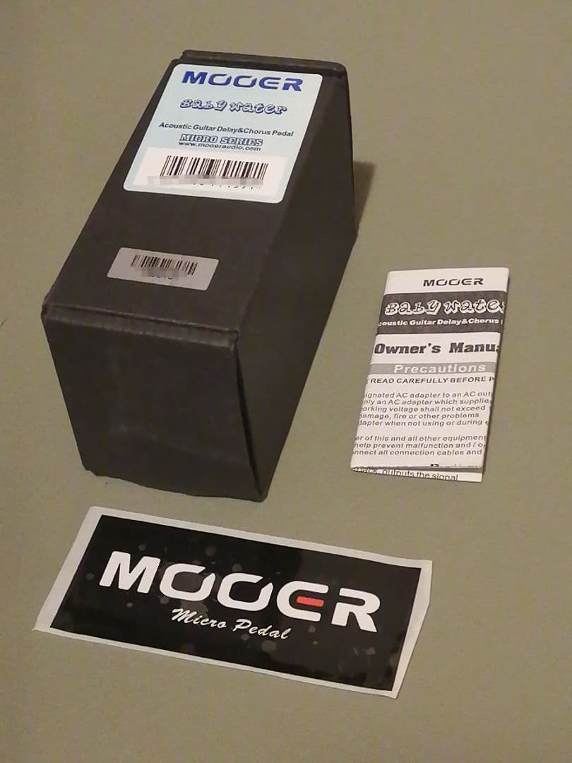 【新品・電源アダプター付き】MOOER Baby Water