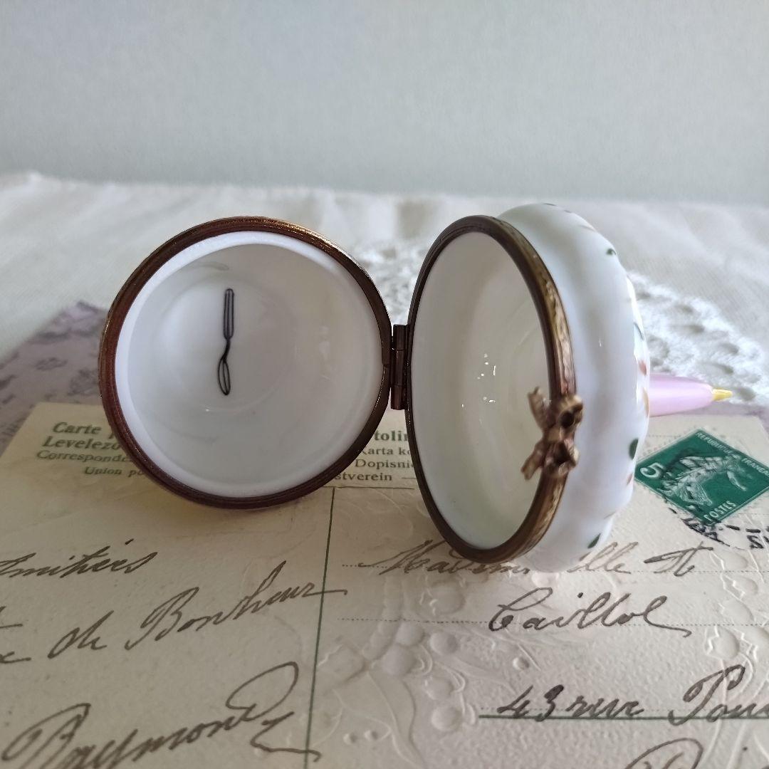 リモージュボックス　カップケーキ　誕生日　バースデー　フランス製　ヴィンテージ