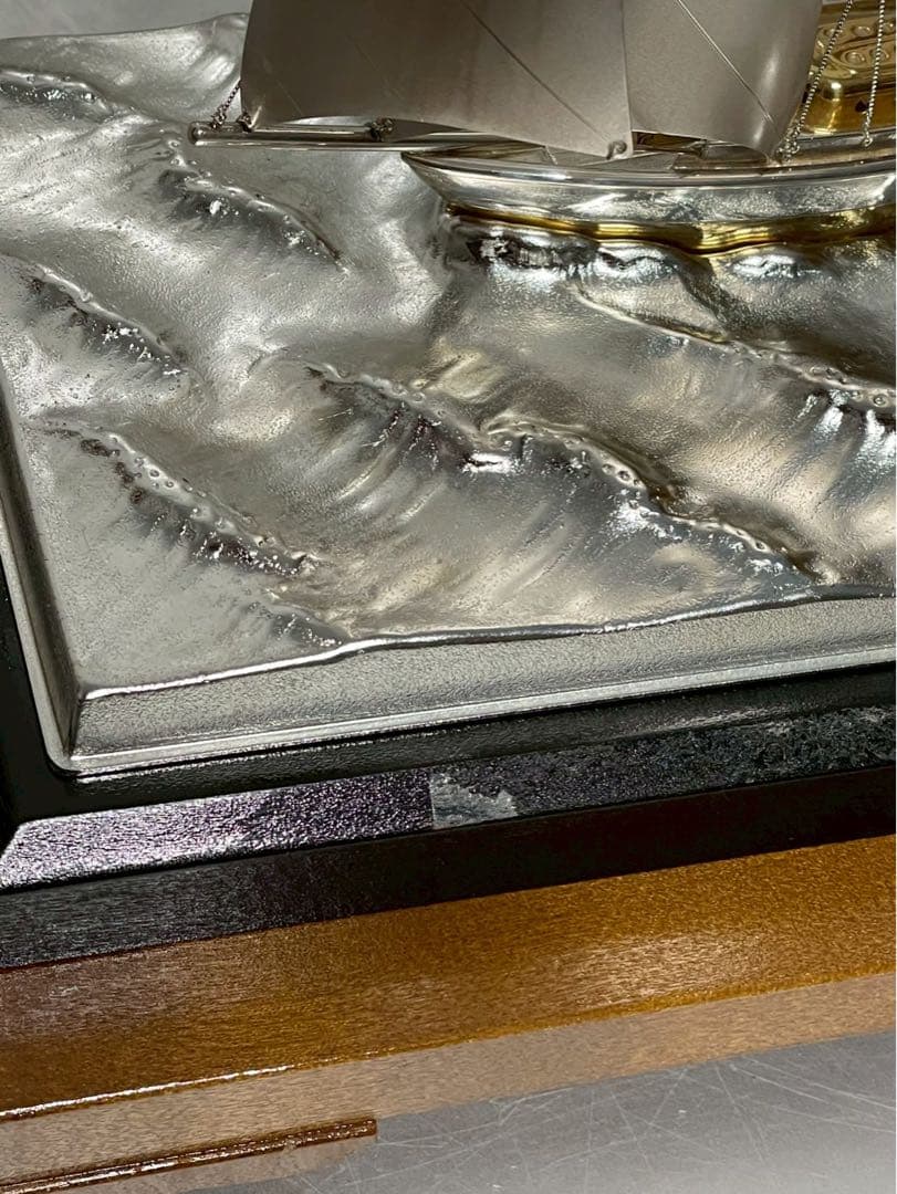 【極美品】武比古 TAKEHIKO 銀製 置物 帆船 ヨット SILVER970