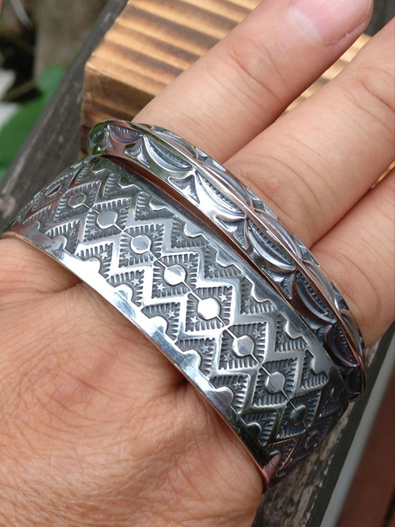 ❗️andyページ❗️インディアンジュエリー、スタンプワークバングル