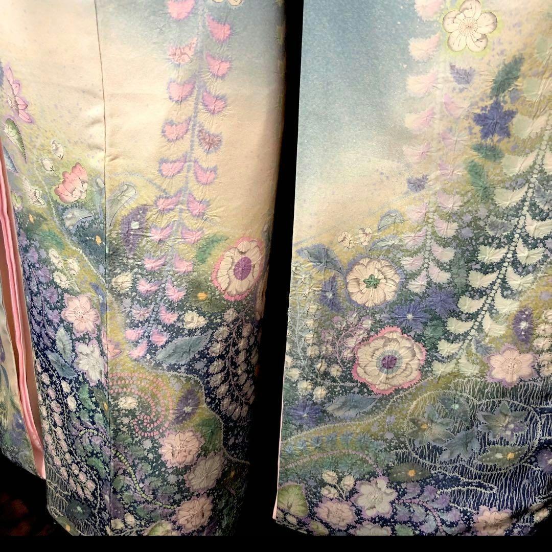 辻ヶ花振袖 1式セット 草履バッグ付き