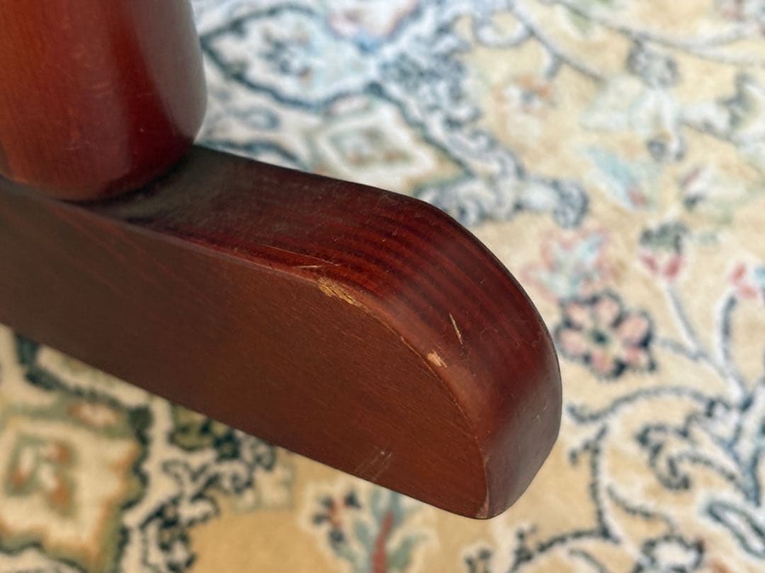 希少モデル　ロッキングチェア　松田産業　フットレスト　ファブリックチェア　SZ