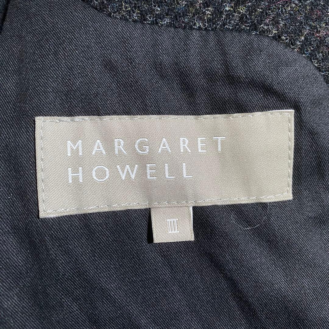 現行♡マーガレットハウエル ウールツイード ツイルテーラードジャケット