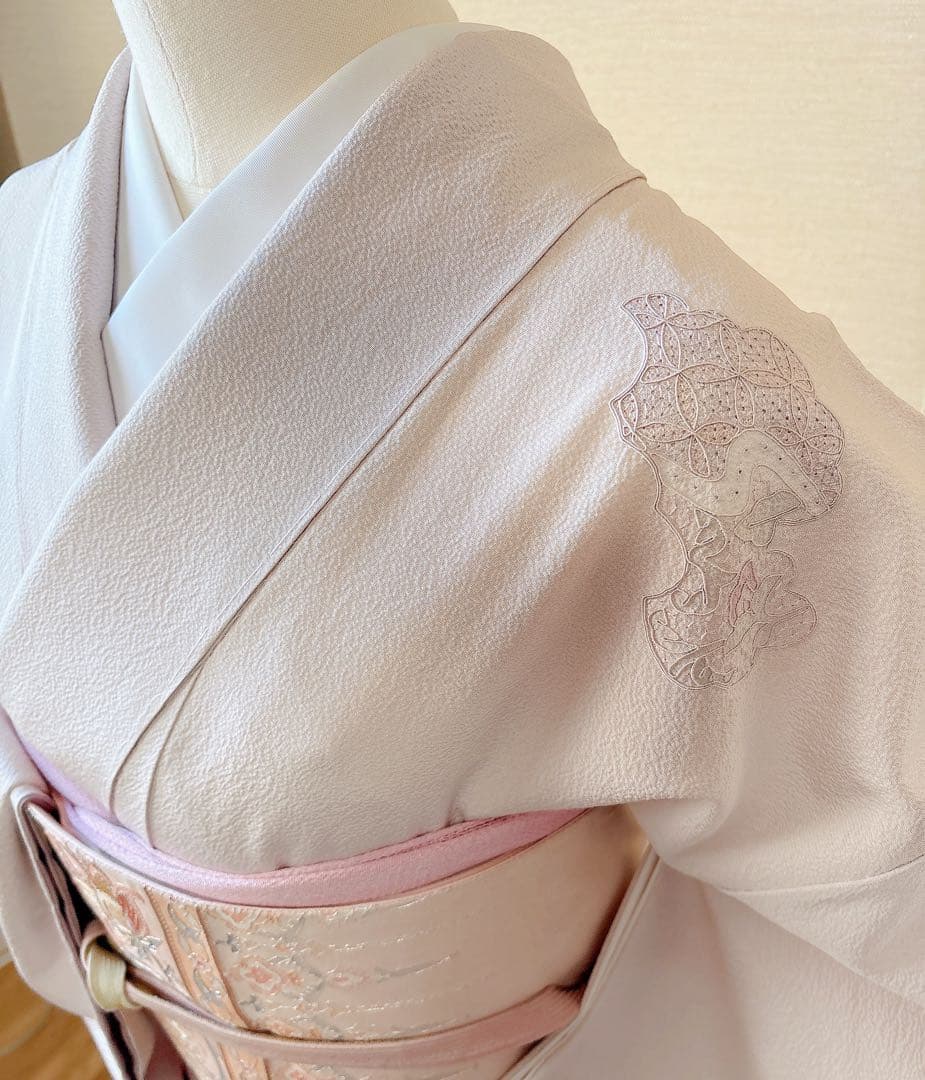 美品　訪問着　フルセット 裄65 スワトウ　卒業式　入学式　結婚式　M L 袋帯